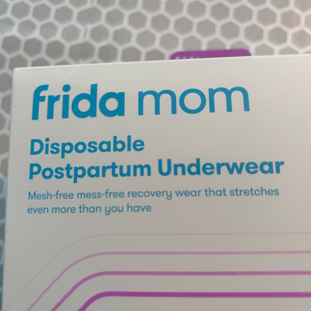 NWOT Frida Mom Disposable Postpartum Briefs Underwear - Black Set of 8